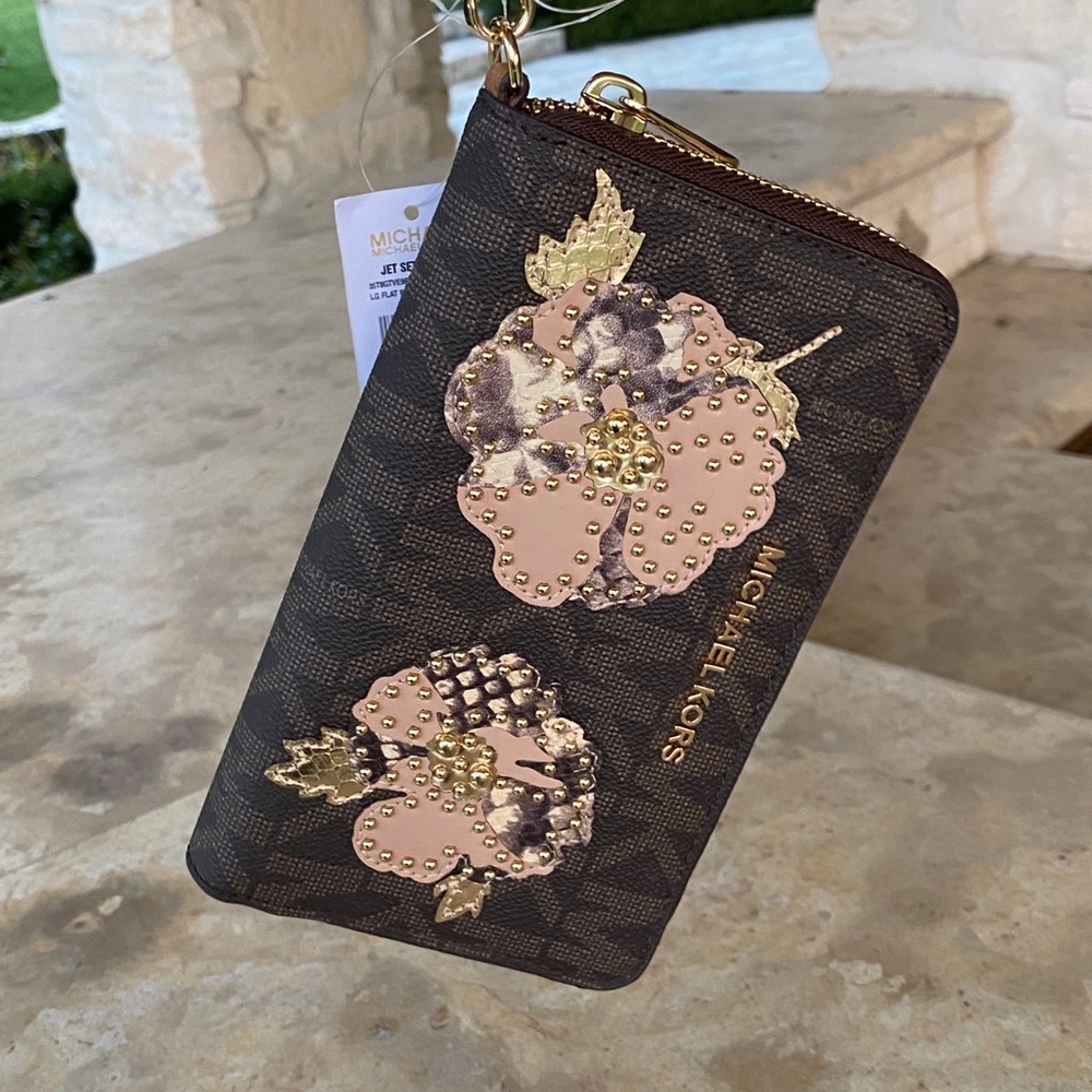 NWT Michael Kors floral signature handbag&wallet - Picture 9 of 15